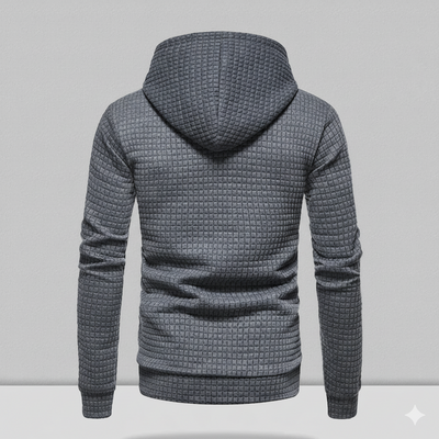 Men's Pullover Plaid Casual Hoodie