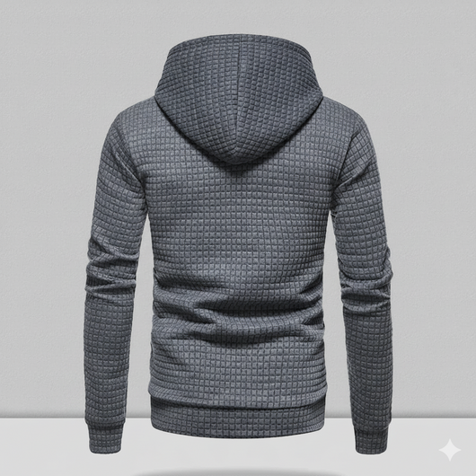 Men's Pullover Plaid Casual Hoodie