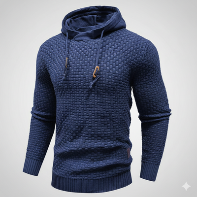 Men’s Tricolor Hooded Pullover Sweatshirt
