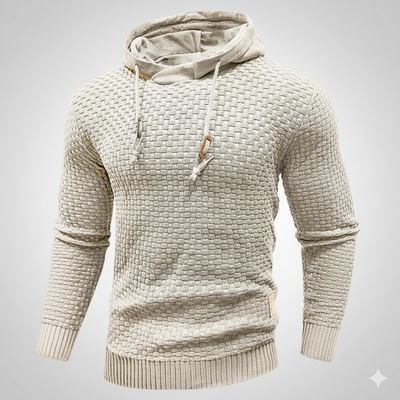 Men’s Tricolor Hooded Pullover Sweatshirt
