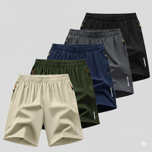 Men’s 5-Pack Quick-Dry Athletic Shorts
