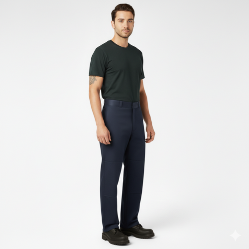 Men’s Loose Fit Double Knee Work Pants