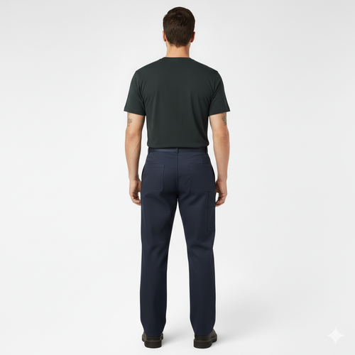 Men’s Loose Fit Double Knee Work Pants