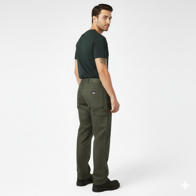 Men’s Loose Fit Double Knee Work Pants