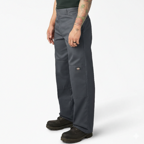 Men’s Loose Fit Double Knee Work Pants