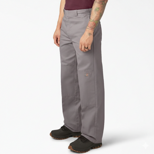 Men’s Loose Fit Double Knee Work Pants