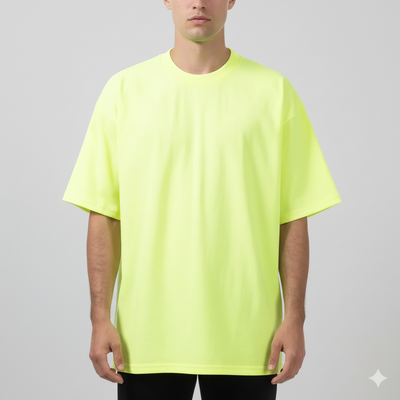 Men’s Streetwear Heavyweight Cotton Short Sleeve T-Shirt