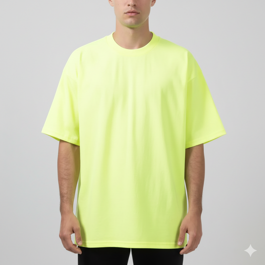 Men’s Streetwear Heavyweight Cotton Short Sleeve T-Shirt