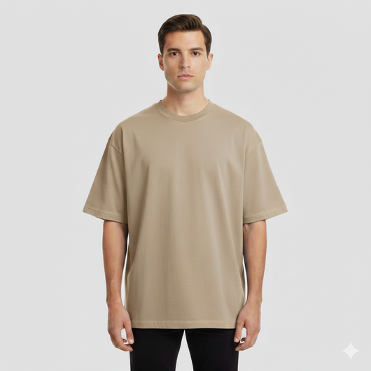 Men’s Streetwear Heavyweight Cotton Short Sleeve T-Shirt