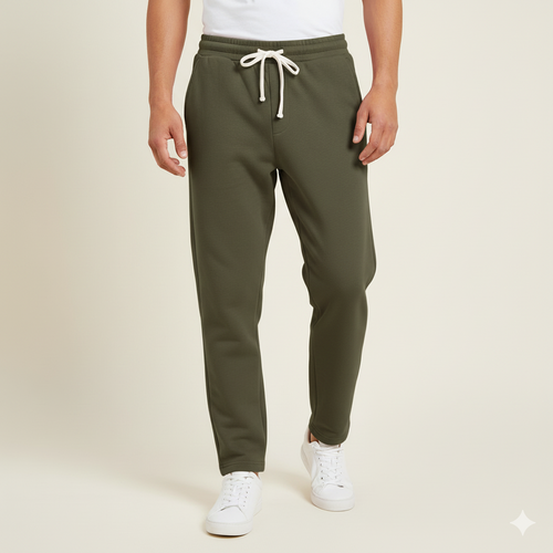 Men’s Regular Fit Athleisure Drawstring Sweatpants