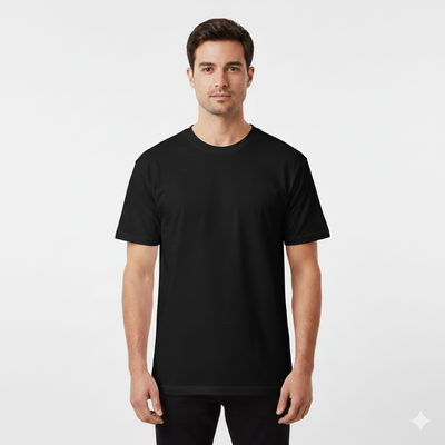 Men’s Streetwear Heavyweight Cotton Short Sleeve T-Shirt