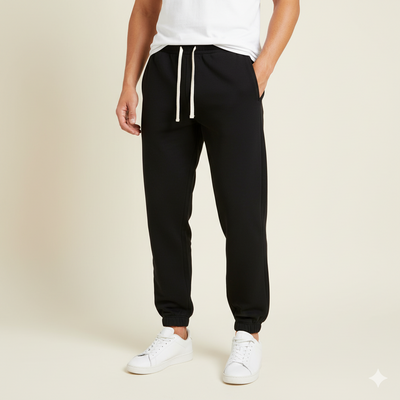 Men’s Regular Fit Athleisure Drawstring Sweatpants