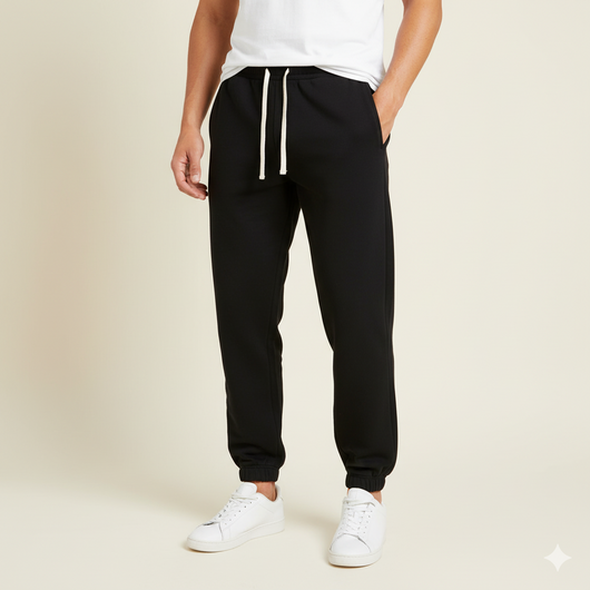 Men’s Regular Fit Athleisure Drawstring Sweatpants