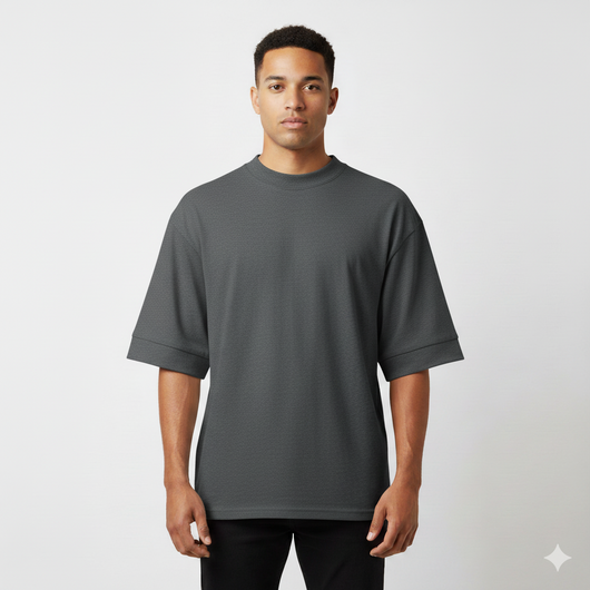 Men’s Streetwear Heavyweight Cotton Short Sleeve T-Shirt